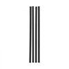VEVOR Bottom Locking Privacy Slats, Double-Wall Vertical Bottom-Locking Slats with Wings for Chain-Link Fence, High-Density HDPE Chain Link Slats Ideally Fit 8' High Fence for Garden and Farm(Black)