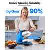VEVOR Ice Crusher Machine, 220lbs Per Hour Electric 4 Blades Snow Cone Maker, Stainless Steel Shaved Ice Machine with Bowl and Cover, 300W 1400RPM Ice-Shaver for Home and Commercial Use, Blue