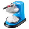 VEVOR Ice Crusher Machine, 220lbs Per Hour Electric 4 Blades Snow Cone Maker, Stainless Steel Shaved Ice Machine with Bowl and Cover, 300W 1400RPM Ice-Shaver for Home and Commercial Use, Blue