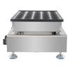 VEVOR 50PCS Mini Dutch Pancake Maker, Non-stick Stainless Steel Dorayaki Baker, 1800W Commercial Electric Poffertjes Grill Pan, Dual Temp & Time Control, for Kitchen Restaurant Breakfast Dessert