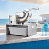 VEVOR Commercial Ice Shaver Machine, 661 LBS/H Electric Ice Crusher with Replaceable Container, 350W Premium Motor, 4 Blades, Shaved Snow Cone Machine Ice Maker for Dessert Shop Bar Party, Silver