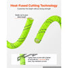 VEVOR Double Braided Polyester Rope 3/4 in x 220 ft Arborist Rigging Rope, for Tree Work, Heavy Duty 26 Strands, 19400 lbs High Breaking Strength, Outdoor Climbing Towing Swing Pulling Cord, Green