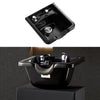 VEVOR Shampoo Bowl, ABS Plastic Shampoo Sink for Salons and Home, Easy to Clean and Install Salon Shampoo Bowls for Hair Stylists, Shampoo Sink for Spa Center, Barbershop and Beauty Salon Use, Black