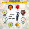 VEVOR Commercial Immersion Blender 500W Power, Hand Held Mixer with 15.7-Inch 304 Stainless Steel Removable Shaft, Electric Stick Blender Variable Speed 4000-16000RPM