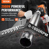 VEVOR Core Drill Machine, 0.8-6.3in Drilling Diameter Handheld Diamond Core Drill Rig with Carrying Case, 2000W Rugged Concrete Core Drill, Wet and Dry Use, For Drilling Concrete and Mixing Paint