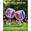 VEVOR 2-Pack Inflatable Bumper Balls 4FT Human Bubble for Teens Blue+Red, for Backyard, Camping, Picnic, Park, Lawn, and Outdoor Team Gameplay, Thickened PVC Material, Sumo Hamster Ball with Handle