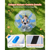 VEVOR 2-Pack Inflatable Bumper Balls 3FT Human Bubble for Kids Blue+Red, for Backyard, Camping, Picnic, Park, Lawn, and Outdoor Team Gameplay, Thickened PVC Material, Sumo Hamster Ball with Handle
