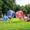 VEVOR 2-Pack Inflatable Bumper Balls 4FT Human Bubble for Teens Blue+Red, for Backyard, Camping, Picnic, Park, Lawn, and Outdoor Team Gameplay, Thickened PVC Material, Sumo Hamster Ball with Handle