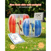 VEVOR 4 Pack Inflatable Bumper Balls 3FT+4FT Bubble for Kids Teens Blue+Red, for Backyard, Camping, Picnic, Park, Outdoor Team Gameplay, Thickened PVC Material, Sumo Human Hamster Ball with Handle