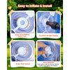 VEVOR 4 Pack Inflatable Bumper Balls 3FT+4FT Bubble for Kids Teens Blue+Red, for Backyard, Camping, Picnic, Park, Outdoor Team Gameplay, Thickened PVC Material, Sumo Human Hamster Ball with Handle