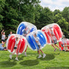 VEVOR 4 Pack Inflatable Bumper Balls 3FT+4FT Bubble for Kids Teens Blue+Red, for Backyard, Camping, Picnic, Park, Outdoor Team Gameplay, Thickened PVC Material, Sumo Human Hamster Ball with Handle