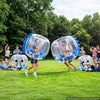 VEVOR 2-Pack Inflatable Bumper Balls 4FT Human Bubble for Teens Blue, for Backyard, Camping, Picnic, Park, Lawn, and Outdoor Team Gameplay, Thickened PVC Material, Sumo Hamster Ball with Handle