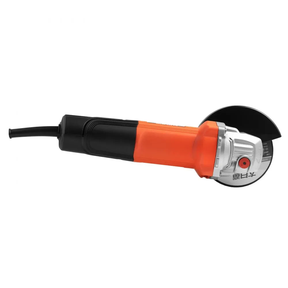 VEVOR Angle Grinder, 4-1/2" Electric Grinder Power Tool, 8Amps 12000RPM High-Speed Corded Angle Grinders with 230° Adjustable Dust Guard for Metal Grinding, Cutting, Rust Removal (Disc Not Included)
