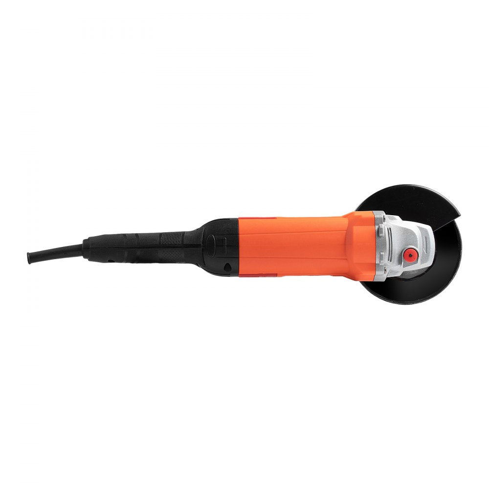 VEVOR Angle Grinder, 5" Electric Grinder Power Tool, 10Amps 10000RPM High-Speed Corded Angle Grinders with 230° Adjustable Dust Guard for Metal Grinding, Cutting, Rust Removal (Disc Not Included)