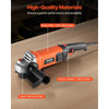 VEVOR Angle Grinder, 7" Electric Grinder Power Tool, 13Amps 8500RPM High-Speed Corded Angle Grinders with 270° Adjustable Dust Guard for Metal Grinding, Cutting, Rust Removal (Disc Not Included)