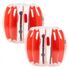 VEVOR Inflatable Bumper Balls 2-Pack, 3FT/0.9M Body Sumo Zorb Ball, Durable Thick PVC Human Hamster Bubble Knocker for Outdoor Sports Team Gaming Play, Bopper Toy for Playground Yard Park, Red Stripes