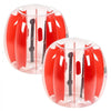 VEVOR Inflatable Bumper Balls 2-Pack, 3FT/0.9M Body Sumo Zorb Ball, Durable Thick PVC Human Hamster Bubble Knocker for Outdoor Sports Team Gaming Play, Bopper Toy for Playground Yard Park, Red Stripes