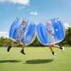 VEVOR Inflatable Bumper Balls 1-Pack, 4FT/1.2M Body Sumo Zorb Ball, Durable Thick PVC Human Hamster Bubble Knocker for Outdoor Sports Team Gaming Play, Bopper Toy for Garden Yard Park, Blue Stripes
