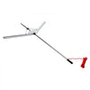 VEVOR Lake Weed Cutter, Pond Aquatic Plant Cutting Tool with 48 in Max. Cut Width, Sharp and Heavy-Duty Steel Blades, Pond Rake with 30 ft Throw Rope, for Cattail, Phragmites, Lilly Pads & Chara