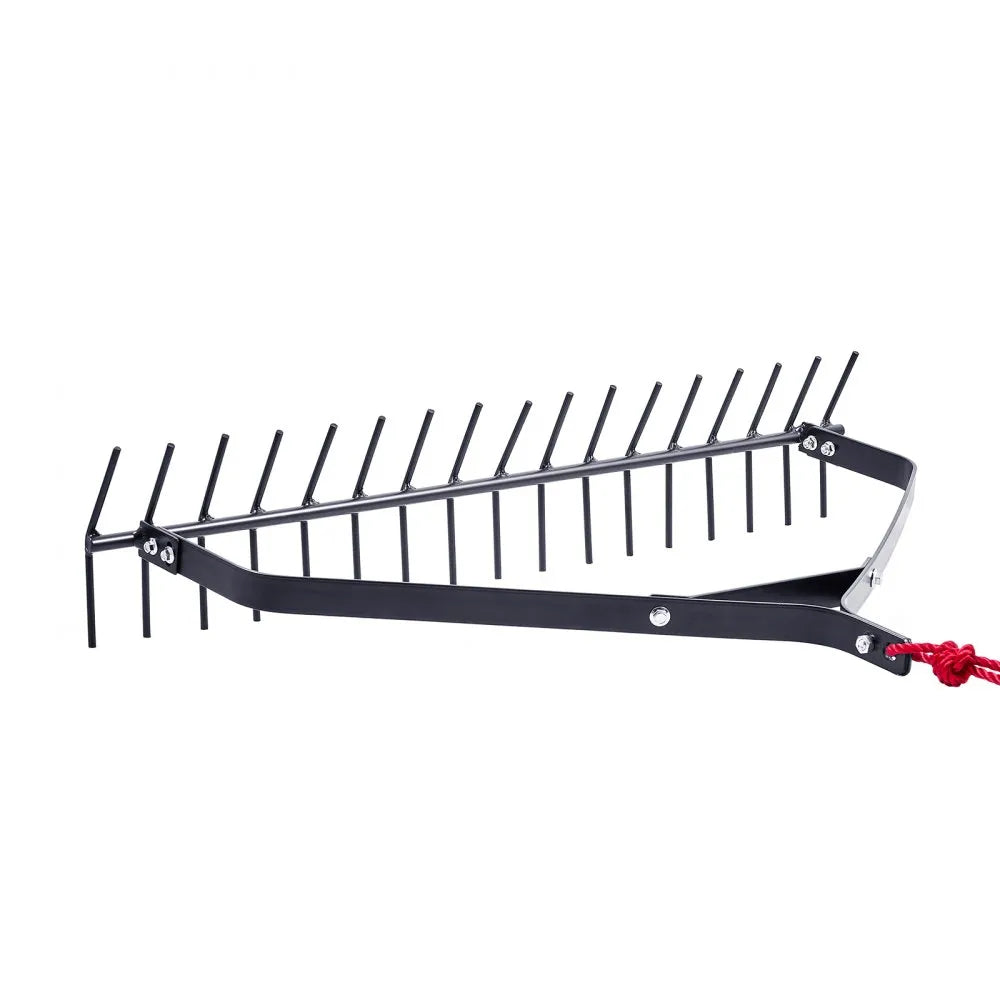 VEVOR 32 in Aquatic Weed Rake, 6.3 in Double Sided Lake Weed Rake, Lightweight  Pond Weeds Cutter with 30ft Rope, No Assembly Required, Muck Lilypad Clearing Tool for Pond, Lake, Rivulet
