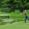 VEVOR 24 in Aquatic Weed Rake, 8.7 in Double Sided Lake Weed Rake, Pond Weeds Cutter with 30ft Rope, Tie Hole, No Assembly Required, Lightweight Muck Lilypad Clearing Tool for Pond, Lake, Rivulet
