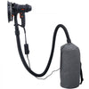 VEVOR Drywall Sander, 800W Electric Sander with 12 Sanding Discs, Variable Speed 1200-2300 RPM Wall Sander with Automatic Vacuum Dust Collection System, Double LED Lights, Dust Bag, Detachable Edge
