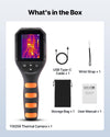 VEVOR Thermal Camera, 320 x 240 TISR Super Resolution, Thermal Imaging Camera with 2MP Visual Camera, 256 x 192 IR Resolution, 25 HZ Refresh Rate, -4°F to 1022°F, 4 Image Modes & 6 Color Palettes