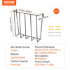VEVOR Livestock Hay Feeder, 24 Gallons Large Capacity, 2 Packs Heavy-Duty Steel Goat Hay Rack, 27'' Long Wall Mounted Horse Hay Holder, Multiple Sided Feeding Rack for Sheep Farm Indoor Outdoor