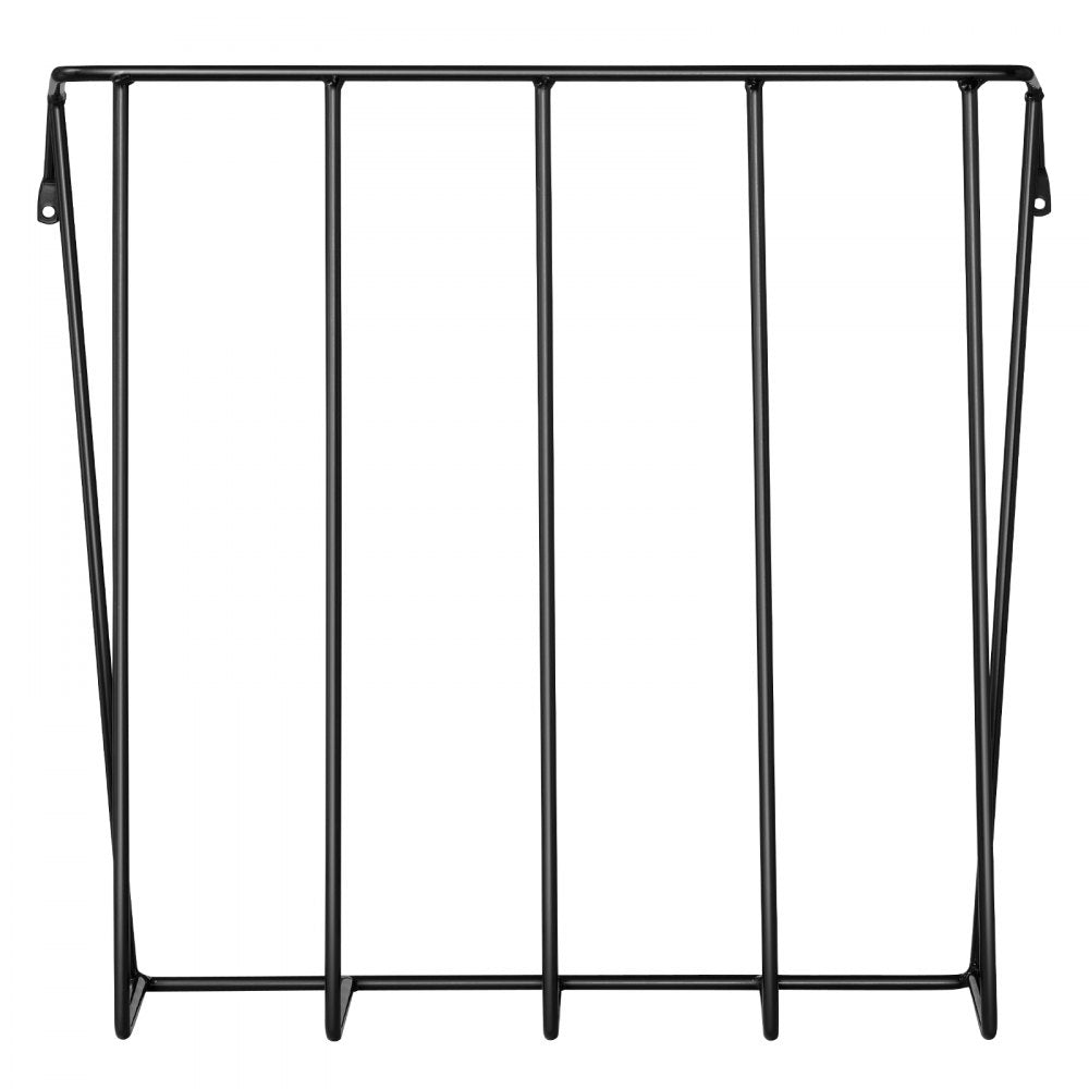 VEVOR Livestock Hay Feeder, 24 Gallons Large Capacity, 2 Packs Heavy-Duty Steel Goat Hay Rack, 27'' Long Wall Mounted Horse Hay Holder, Multiple Sided Feeding Rack for Sheep Farm Indoor Outdoor