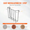 VEVOR Livestock Hay Feeder, 24 Gallons Large Capacity, Heavy-Duty Steel Goat Hay Rack, 27'' Long Wall Mounted Horse Hay Holder, Multiple Sided Feeding Rack for Sheep Farm Livestock Indoor Outdoor