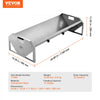 VEVOR Livestock Feeding Trough, 22 Gallon Capacity, 45" Hay Feeder, Heavy Duty Steel Livestock Trough, Galvanized Steel Sheep Feeder Trough Feeding up to 10 Goats for Horse Sheep Hog Farm Sheds Pen