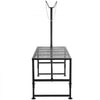 VEVOR Goat & Sheep Stand, 47x23 inch Livestock Stand, Metal Livestock Milking and Shearing Stand 21" to 33" Adjustable Height, with Headpiece and Nose Loop, 500lbs Loading Weight, Black
