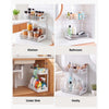 VEVOR Under Sink Organizer, 2 Pack 2-Tier Pull Out Cabinet Organizer with 4-Level Height Adjustment, Metal Slide Out Shelf, Multi-Purpose Cabinet Organizers and Storage for Bathroom & Kitchen, White
