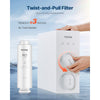 VEVOR Reverse Osmosis System, 800 GPD 11-stage Reverse Osmosis Water Filter Replacement, RO Filter Cartridge for 24 Months, Reduces Lead & Chlorine, Compatible with SS-005 Under Sink Water Filter