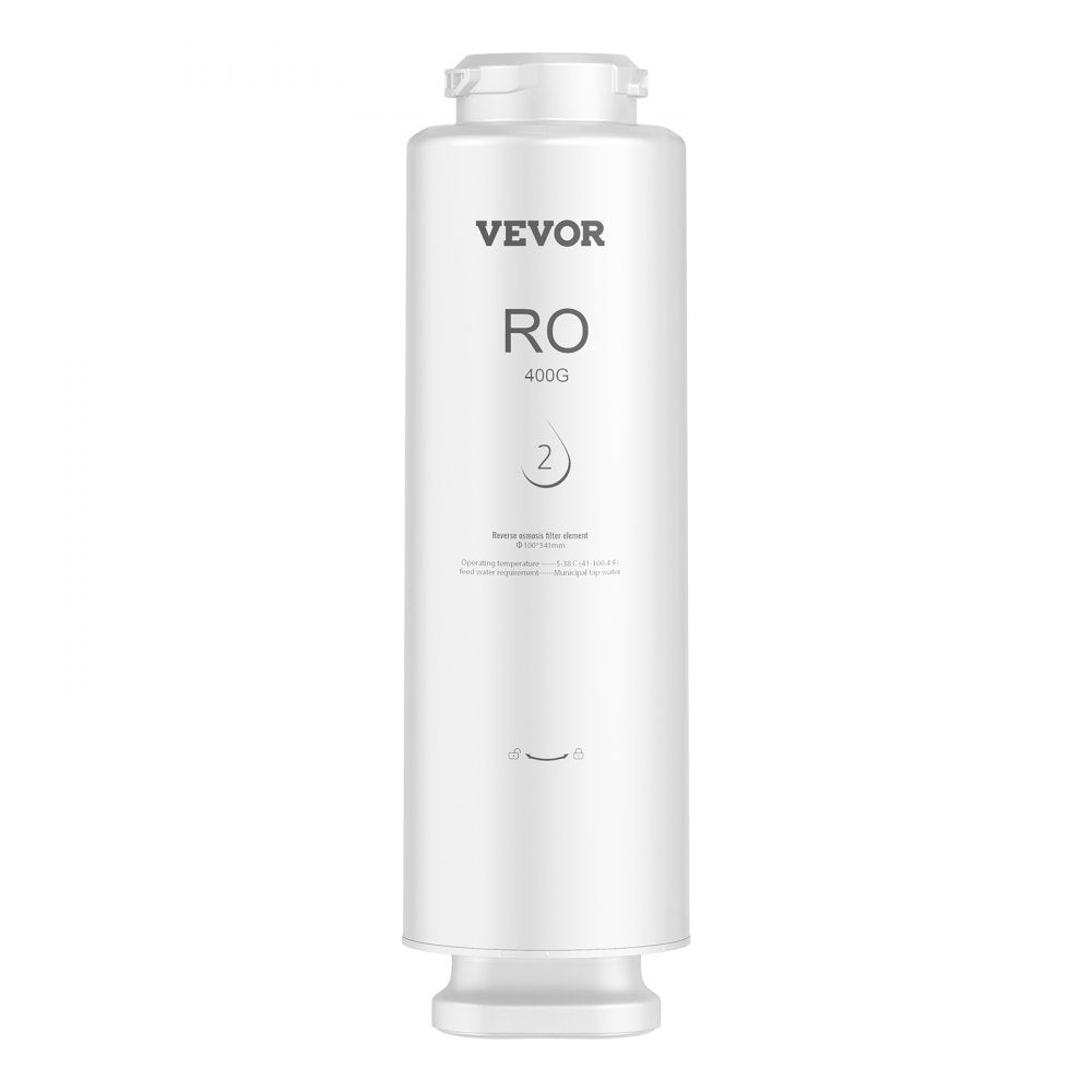 VEVOR Reverse Osmosis System, 400 GPD 9-stage Reverse Osmosis Water Filter Replacement, RO Filter Cartridge for 24 Months, Reduces Lead, Chlorine, Rust, Compatible with SS-001 Under Sink Water Filter