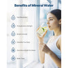 VEVOR Remineralization Filter, 1100 Gallons Remineralization Water Filter Replacement, 1/4" Quick Connect Mineral Filter, Restore Essential Minerals for Water Purifier, Under Sink Water Filter System