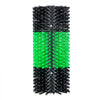 VEVOR Livestock Scratching Brush, 1PC Goat Scratcher Brush Post with 4 Screws, 16.9" x 7.5" Cow Scratcher for Back Itch Relief, Massage Grooming Scratch Tool for Horse Cattle Sheep Pig, Green & Black