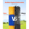 VEVOR Livestock Scratching Brush, Horse Brush with 2 Screws, 17.1 x 7.5 in Cow Scratcher, for Back Itch Relief & Keep Cleaning, Grooming & Scratching Post Brush for Horse, Pig, Cattle Supplies