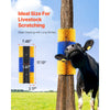 VEVOR Livestock Scratching Brush, 3 Pcs Horse Brush with 6 Screws, 17.1 x 7.5 in Cow Scratcher, for Back Itch Relief & Keep Cleaning, Grooming & Scratching Post Brush for Horse, Pig, Cattle Supplies