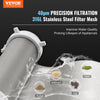VEVOR Spin Down Filter, 40 Micron Whole House Sediment Filter for Well Water, 3/4" MNPT, 4 T/H High Flow Rate, for Whole House Water Filtration Systems, Well Water Sediment Filter