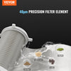 VEVOR Spin Down Filter, 40 Micron Whole House Sediment Filter for Well Water, 3/4" FNPT + 1" MNPT, 4 T/H High Flow Rate, for Whole House Water Filtration Systems, Well Water Sediment Filter