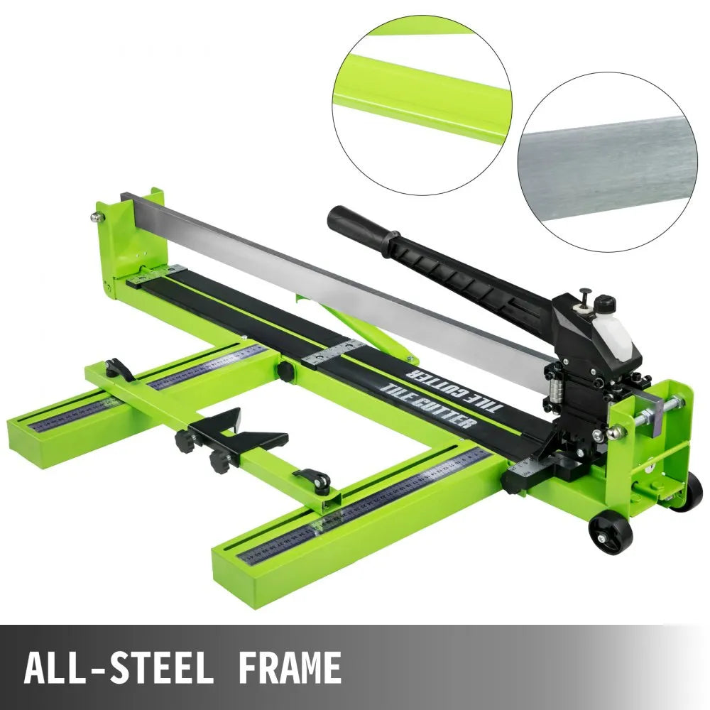 VEVOR Tile Cutter 31.5 Inch Manual Tile Cutter 1.4 Inch Tile Cutting Machine Ceramic Porcelain Tile Cutter with Laser Guide All-Steel Frame and Bonus Spare Cutter Wheels Tile Cutter Hand Tool
