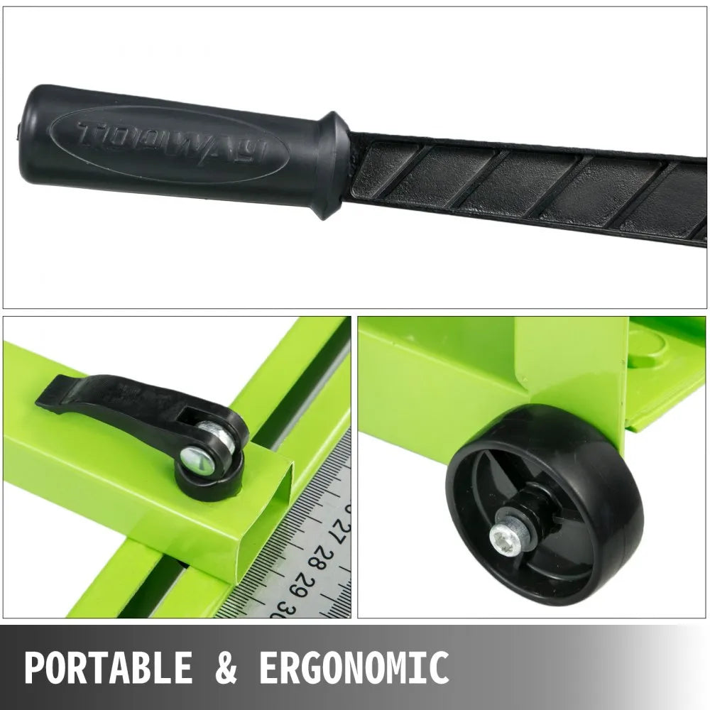VEVOR Tile Cutter 31.5 Inch Manual Tile Cutter 1.4 Inch Tile Cutting Machine Ceramic Porcelain Tile Cutter with Laser Guide All-Steel Frame and Bonus Spare Cutter Wheels Tile Cutter Hand Tool