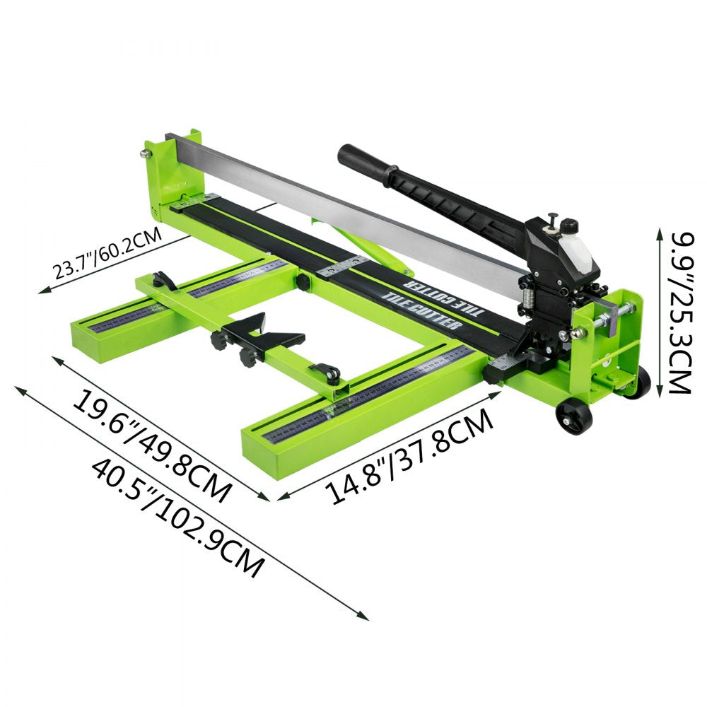 VEVOR Tile Cutter 39 Inch, Manual Tile Cutter All-Steel Frame,Tile Cutting Machine with Laser Guide and Bonus Spare Cutter,Tile Cutter Hand Tool for Precision Cutting Porcelain Ceramic Floor Tiles