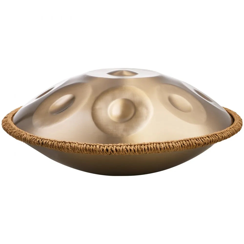 VEVOR Handpan Drum, 22 in & 10 Notes, D Minor Hand Drum, Hand Pan Drum Instrument with Mallets, 432Hz Handpan Stand & Carry Bag, Steel Healing Sound Drum, Percussion Instruments for Adults Beginners