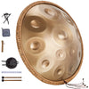 VEVOR Handpan Drum, 22 in & 12 Notes, D Minor Hand Drum, Hand Pan Drum Instrument with Mallets, 440Hz Handpan Stand & Carry Bag, Steel Healing Sound Drum, Percussion Instruments for Adults Beginners