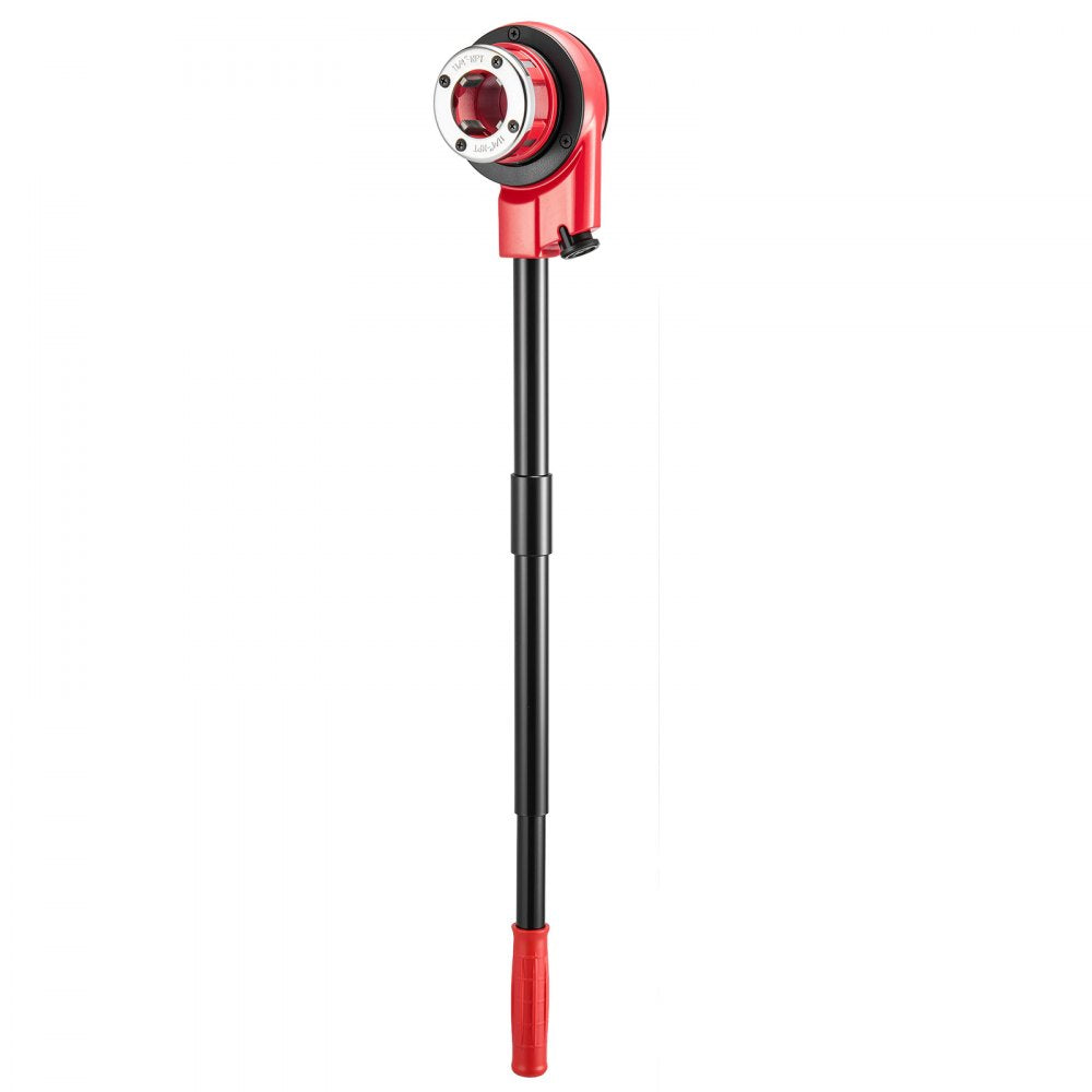 VEVOR Ratchet Pipe Threader Kit with 6 Dies, 1/2" NPT to 2" NPT Manual Ratcheting Pipe Threading Tool, Portable Pipes Threader Set with Toolbox for Plumbing Installation & Repair