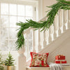 VEVOR Christmas Garland, 6-FT Realistic Norfolk Pine Garland, Evergreen Real Touch Artificial Faux Greenery Garlands, for Holiday Indoor Outdoor Xmas Decoration on Table, Mantel, and Fireplace