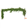 VEVOR Christmas Garland, 6-FT Realistic Norfolk Pine Garland, Evergreen Real Touch Artificial Faux Greenery Garlands, for Holiday Indoor Outdoor Xmas Decoration on Table, Mantel, and Fireplace