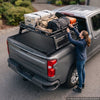 VEVOR Retractable Tonneau Cover 5.8FT Hard Truck Bed Cover Manual Retract, Compatible with 2007-2026 Silverado/Sierra 1500 5.8FT Bed (69.3"), Waterproof Aluminum Frame, T-Slot & Lock Key for Trips
